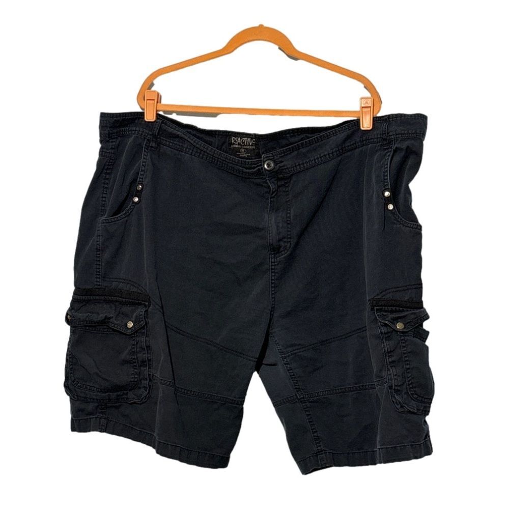 Reactive Big Tall Navy Cargo Shorts Size 50